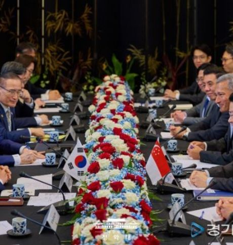 이재명 대통령, 싱가포르 총리와 정상회담