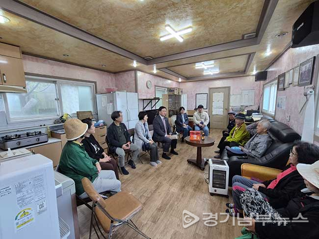 고준호 의원, 경기도 미등록 경로당 지원 조례 통과 및 파주 현장 방문