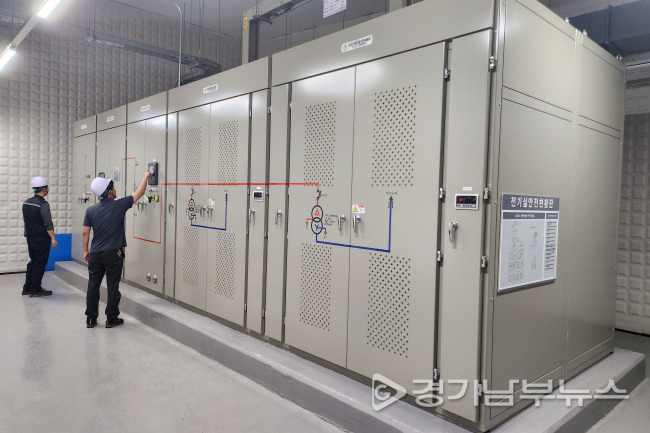 화성동탄중앙도서관의 막바지 시설 점검