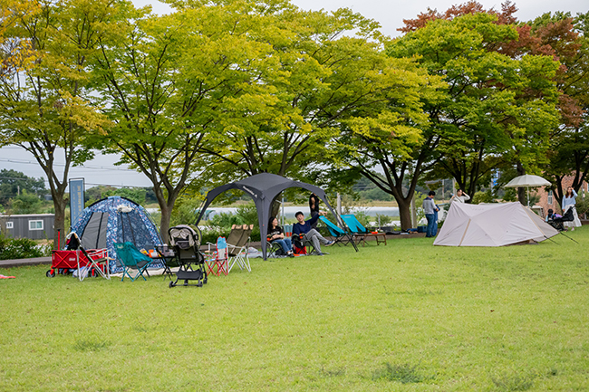 가을 캠크닉 존 현장