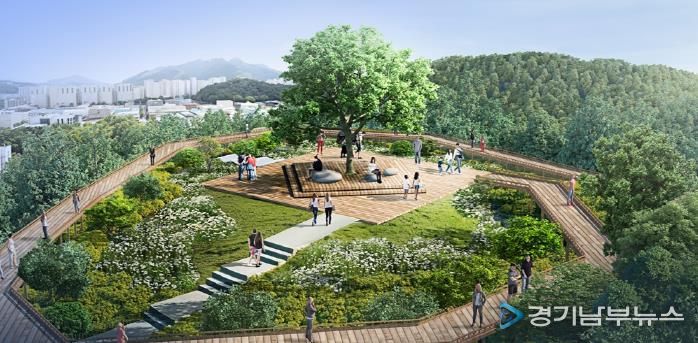 추동 숲정원 하늘마당 조감도