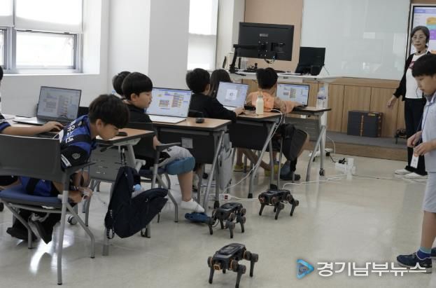 동국대학교 연계 고양시 교육발전특구 AI·로봇 학생 방학 캠프(출처 동국대학교)
