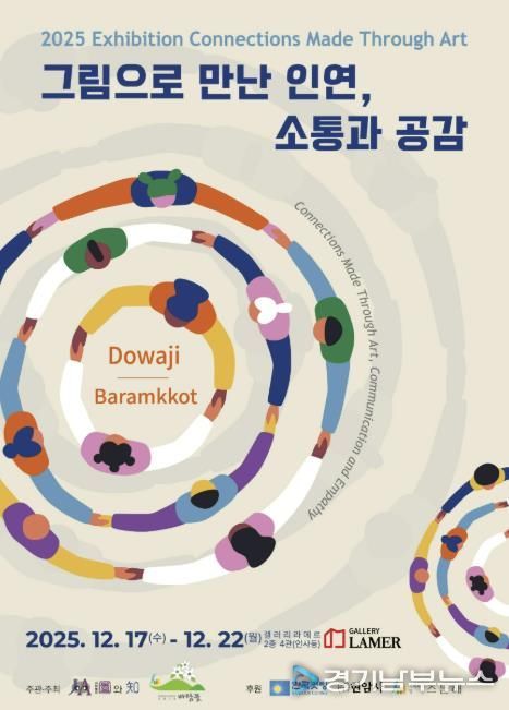 연천군 장애인직업재활시설 바람꽃, 발달장애 예술가 공동 전시회 개최