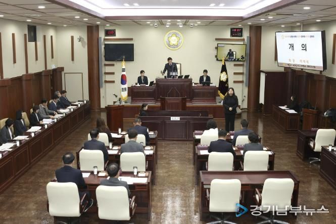 광명시의회, 제297회 제2차 정례회 마무리