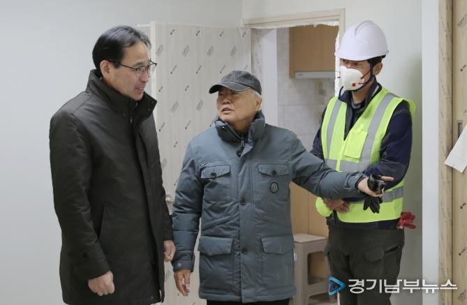 이일희 수원시 장안구청장, 정자2동경로당 리모델링 준공현장 점검