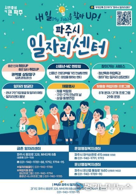파주시일자리센터, 시민중심 맞춤형 일자리 지원으로 2025년 취업 '결실'
