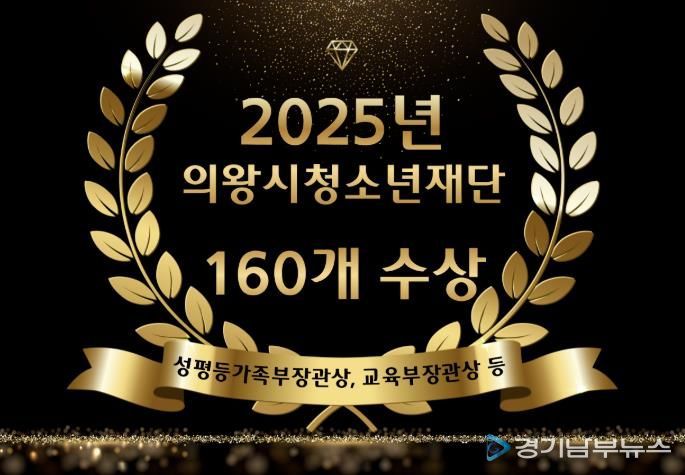 의왕시청소년재단, 2025년 수상 160건...청소년 정책 성과 입증