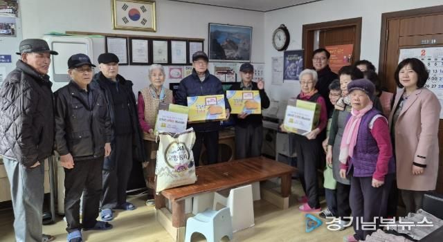 수원시 팔달구 우만1동, 설 명절 맞아 경로당에 사랑의 물품 전달