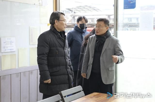 수원시 팔달구, 설 명절 맞아 노숙인 보호 현장 방문해 위문·격려