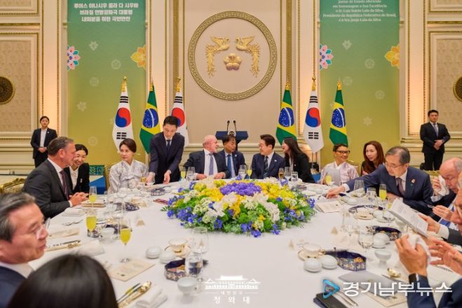 '룰라' 브라질 대통령 내외 국빈 방한 - 국빈만찬(청와대)