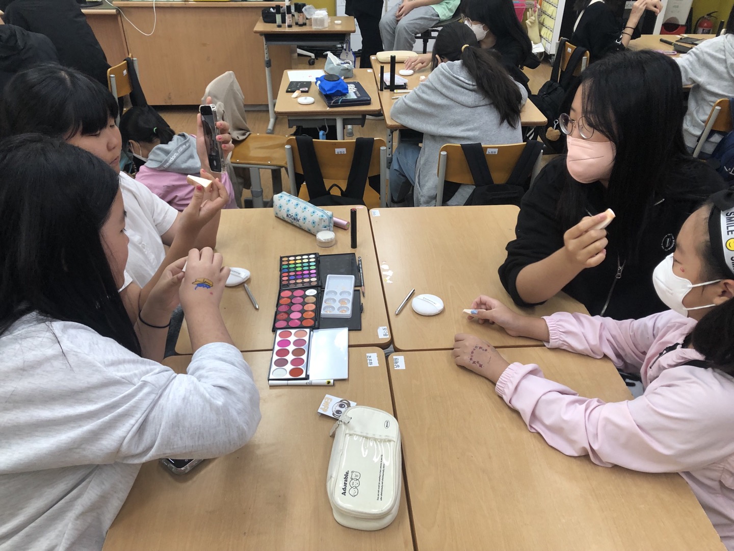 ▲오산초 진로교육 체험현장,