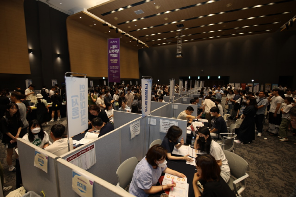 진학역량박람회 현장