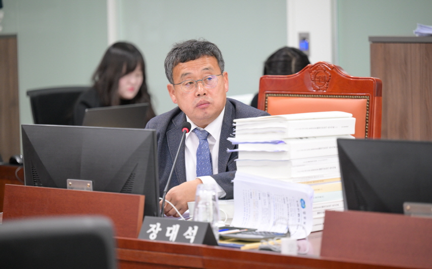 장대석 의원, 가공품 위주 자율선택급식 개선 촉구