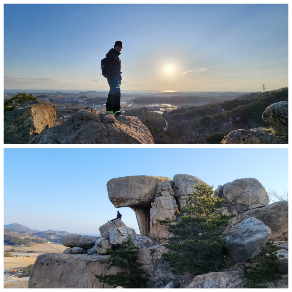 운봉산에서 일출과 거북바위 사진:배건일, 경기남부뉴스