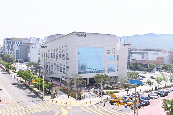 서수원 권역 문화 거점 역할을 할 빛누리아트홀 전경.