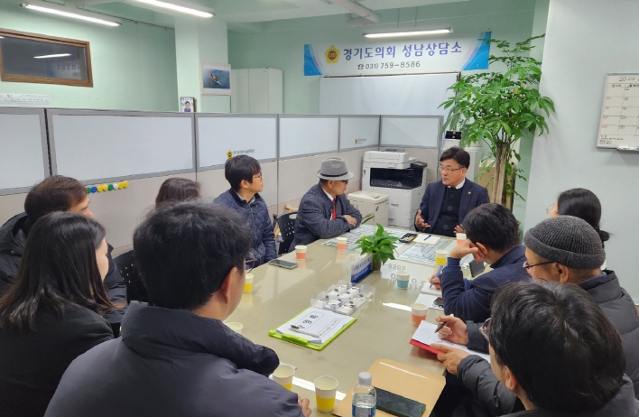 최만식 의원, 장애인거주시설 관계자들과 현장의 목소리 나눠