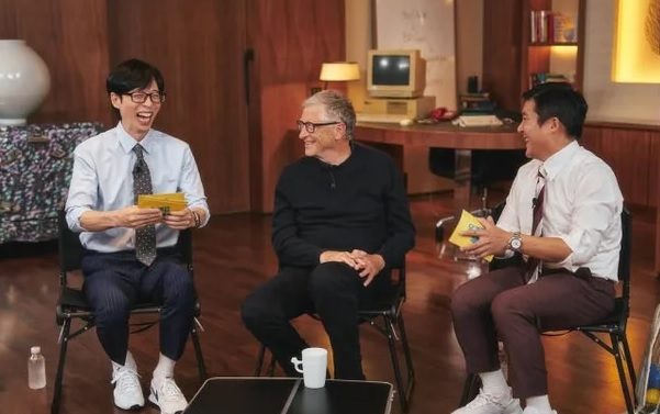 ‘유 퀴즈 온 더 블럭’에 출연한 빌게이츠