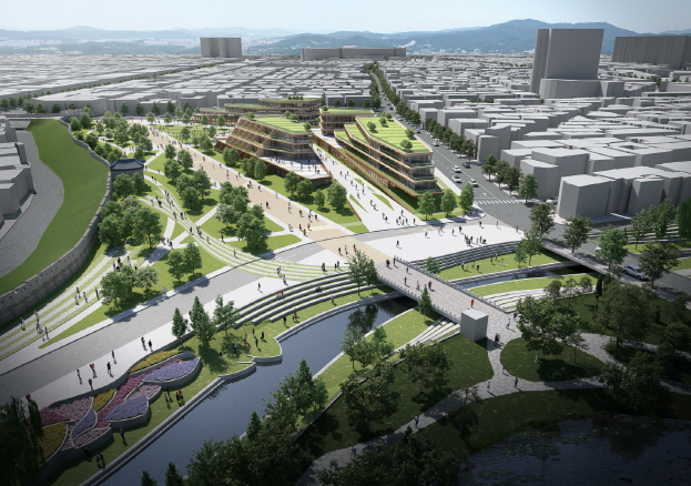 수원 영화 문화관광지구 조감도.